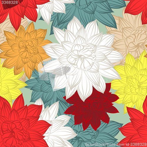 Image of Seamless floral pattern