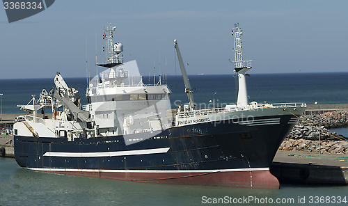 Image of Fishing boat in harbour