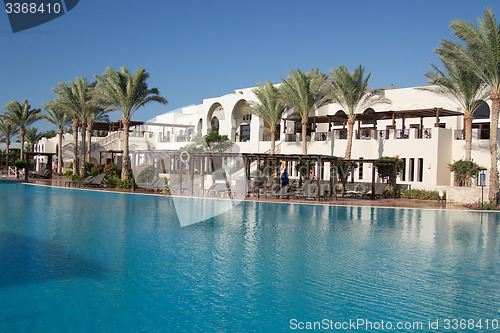 Image of African holiday resort