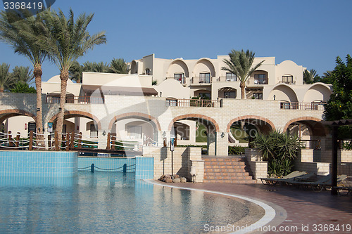 Image of African holiday resort