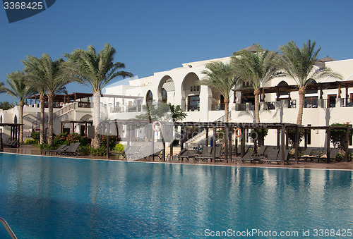 Image of African holiday resort