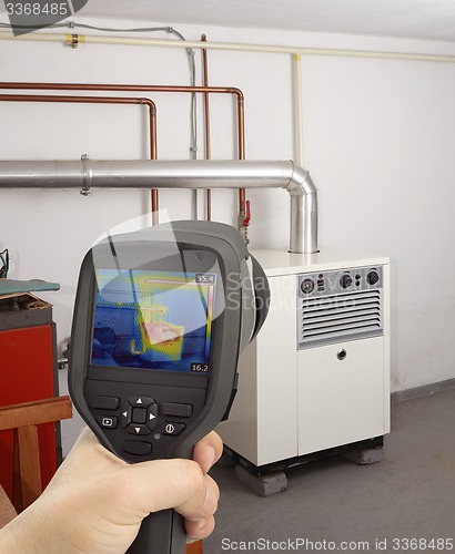 Image of Gas Furnace Thermal Image
