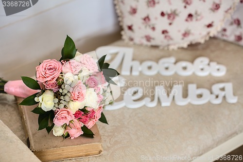 Image of Wedding bouquet in the style of provence.