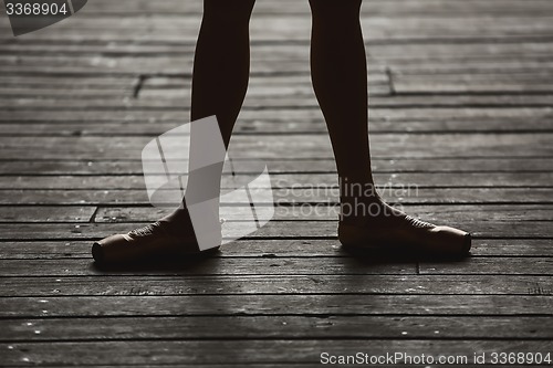 Image of Ballerina dancing feet 