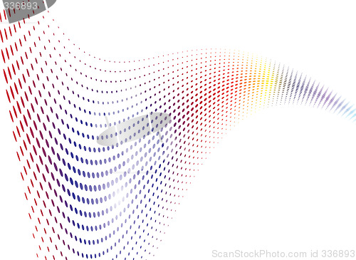 Image of rainbow wave