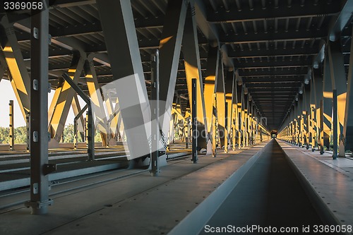 Image of The inner part of the unfinished Podolsky bridge