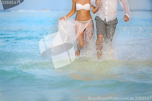 Image of Couple in water