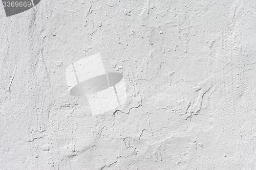 Image of Grungy White Concrete Wall Background