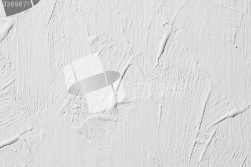 Image of Grungy White Concrete Wall Background
