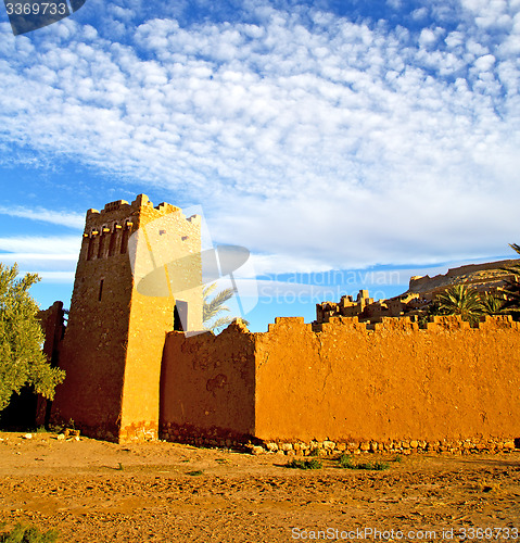 Image of africa in morocco the old contruction and the historical village