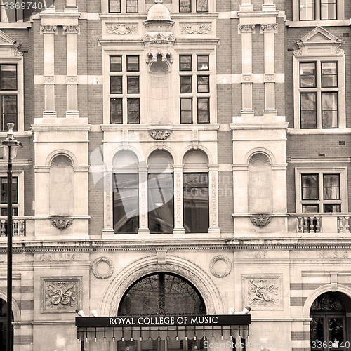 Image of window in europe london old red brick wall and      historical 