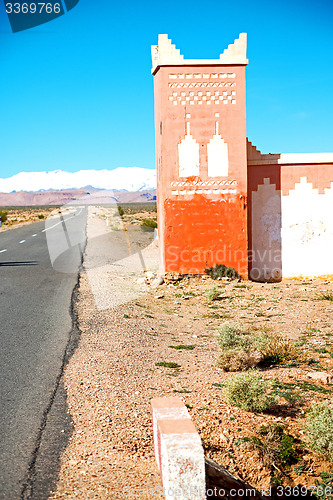 Image of gate   in todra gorge  