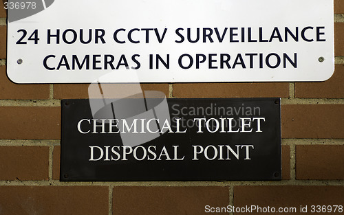 Image of chemical toilet disposal point