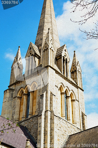 Image of in notting hill england europe old construction and    history