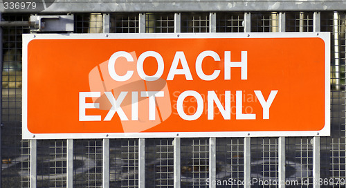 Image of coach exit