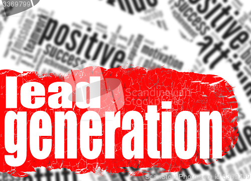 Image of Word cloud lead generation