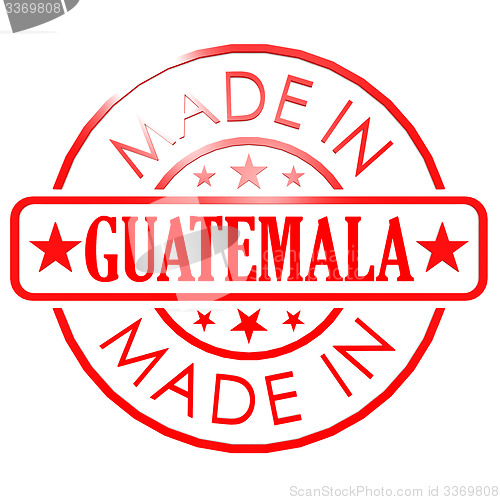 Image of Made in Guatemala red seal