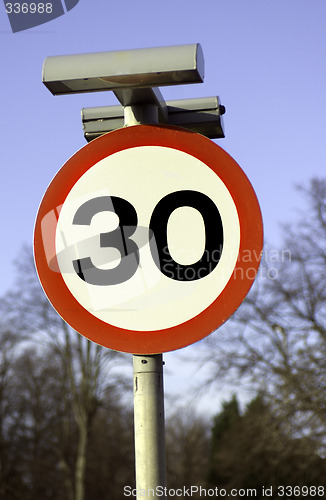 Image of speed limit 30 mph