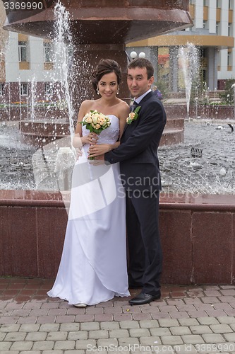 Image of Portrait of the bride and groom   