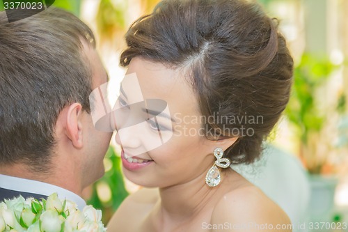 Image of Portrait of the bride and groom   