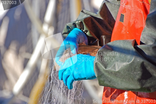 Image of Fisherman and fish