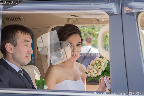 Image of Portrait of the bride and groom   