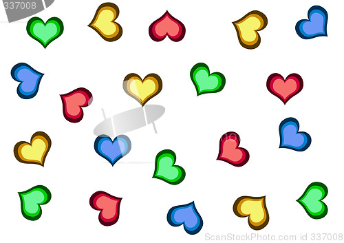 Image of Background with Hearts