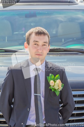 Image of Portrait of the bride and groom   