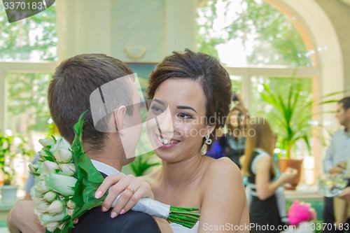 Image of Portrait of the bride and groom   