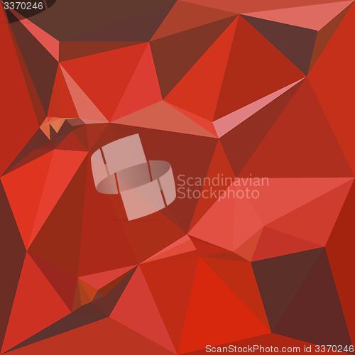 Image of Auburn Red Abstract Low Polygon Background