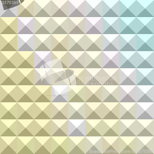 Image of Light Khaki Yellow Abstract Low Polygon Background