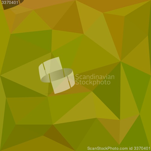 Image of Heart Gold Green Abstract Low Polygon Background