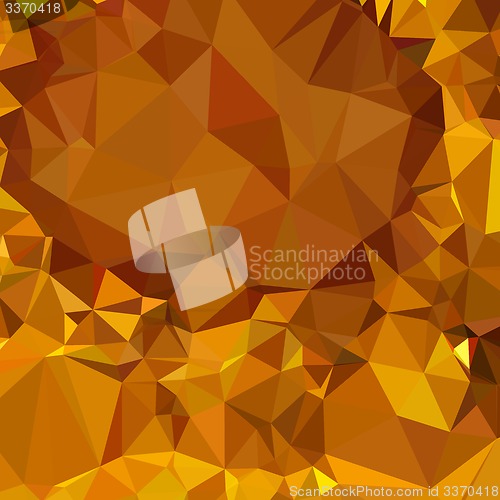 Image of Dark Tangerine Yellow Abstract Low Polygon Background