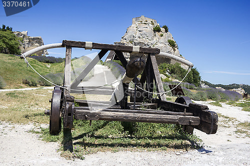 Image of Medieval weapon Catapult 