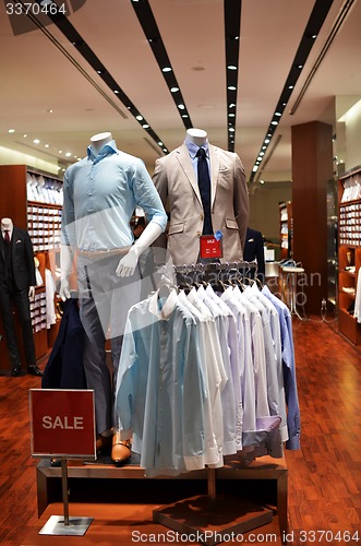 Image of Mannequins in fashionable dresses