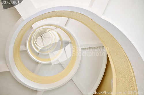 Image of Spiral Staircase in a Pagoda 