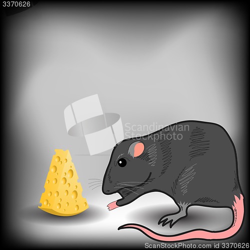 Image of Rat and Cheese
