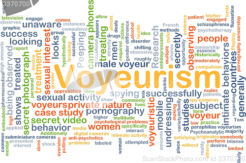 Image of Voyeurism background concept