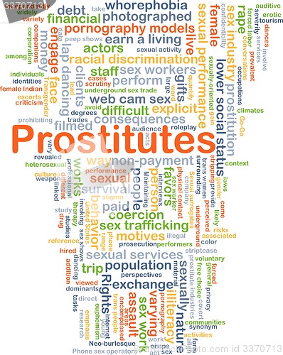 Image of Prostitutes background concept