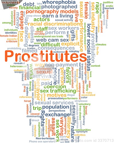 Image of Prostitutes background concept