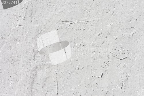 Image of Grungy White Concrete Wall Background
