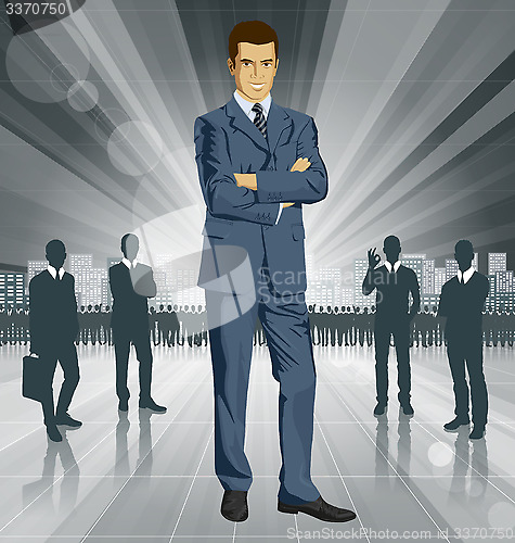 Image of Vector Businessman In Suit