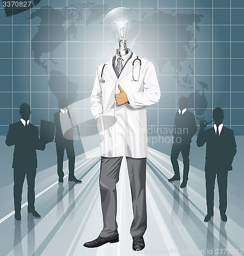 Image of Vector Doctor With Stethoscope