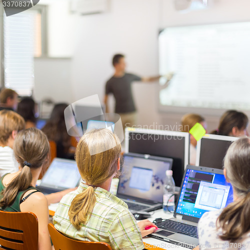 Image of Informatics workshop at university.