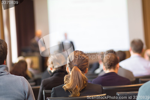 Image of Audience in the lecture hall.