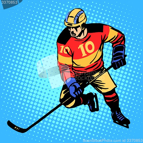 Image of Hockey player number 10