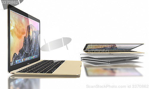 Image of New Gold, Silver and Space Gray of MacBook Air