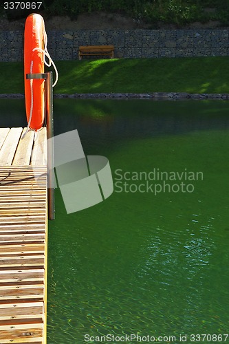 Image of Deck on swimming pool