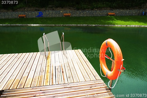 Image of Deck on swimming pool