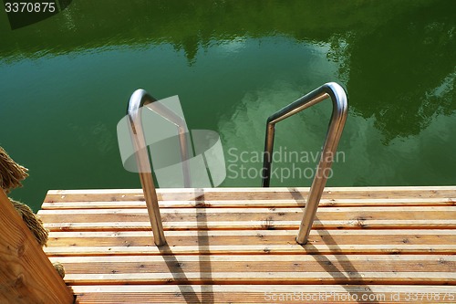 Image of Deck on swimming pool